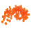 (Orange) 100pcs Orange d6 Polyhedral Dice for Gambling Lovers 5