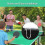 (Green four pack edge) Adjustable Foldable Ping Pong Net Quick Install for All Tables Outdoor Multicolor 5