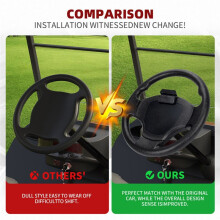 Autostuurwiel 345mm Stuurwiel Golfkarren Stuurwiel voor Golfkarren