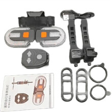 Bicycle USB Turn Signals Rechargeable Turn Signals Detachable Mountain Bike Night Riding Lights
