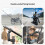 Motorcycle Bike Action Camera Mount Kit for  X4  Double  Powerful Clamp Handlebar Bracket 5