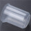 50mL Graduated Beaker Clear Plastic Measuring Cup for Lab 12 Pcs 6