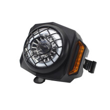 Feu Avant ÉLectrique 24 V-52 V ED02 pour VéLo avec Haut-Parleur , Clignotant, PièCes DéTachéEs pour VéLo.