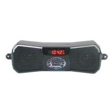 Alto-Falantes para Motocicleta Off-Road 12V Sistema de Áudio Estéreo Sem Fio Suporte para Guidão MP3 AUX-In USB FM Sem Função de Carregamento