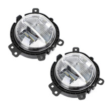 For Cooper F54 F55 F56 F57 White LED Fog Lamp Foglight Replacement Parts Left Right Daytime Running Lights