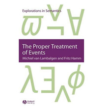 Proper Treatment of Events by Van Lambalgen Hardcover Book
