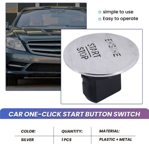 For - Push To Start Button Keyless Go Engine Start Stop Push Button 1