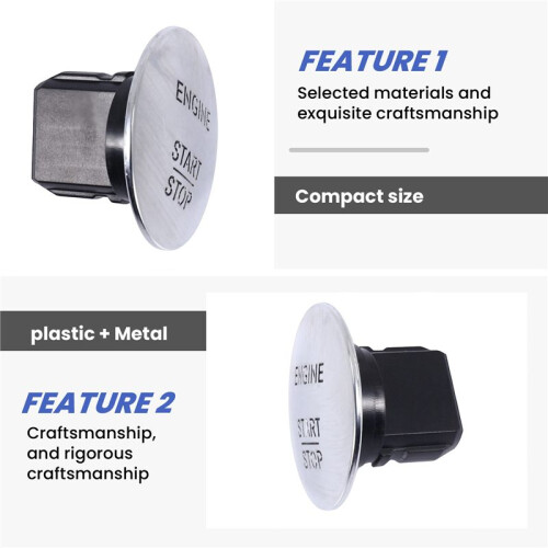 For - Push To Start Button Keyless Go Engine Start Stop Push Button 2