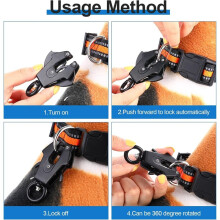 2 Stück Froschclip 360 Grad Drehbarer Clip Leine Schnappverschluss Schwerlast Schnellverschluss Kettenverschluss Frosch Kabel Leinenverschluss