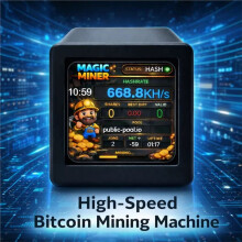 Máquina de Minería Inteligente para Minería de Criptomonedas, Pantalla, Monitor de Minería de Bitcoin, Plug & , WiFi, Tasa de Hash en Tiempo