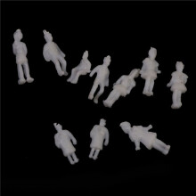 Model People Figures Scale 1:200 Pack of Approx.400pcs White Assorted Style
