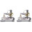 2X L-Shape Stirling Engine Model with USB Connector and Night Light,Stirling Engine Model Educational Toy 1
