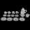 Porcelain tea set Eating Utensils 15pzs Daisy Pattern 5