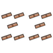 10X Abacus Toy 11 Cifre Kid School Learning Math Arithmetic Toy Giocattoli Educativi Tradizionali Cinesi Abacus per Bambini
