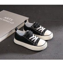 (black, 36  inner 22cm) Kinder Leinwand Schuhe Jungen Baby Schuhe Graffiti 2026 Neue Frühling und Herbst Mädchen SchuheNicht-slip Turnschuhe