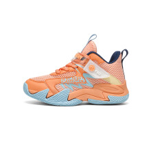 (orange, 36) Kinder-Sportschuhe, Schulspiel, rutschfest, stoßdämpfend, Basketballschuhe, tägliche Outdoor-Sportarten, hohe Mesh-Laufschuhe