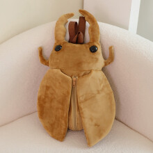 (Orange) 45 cm Insektenserie Einhorn Fee Helm Käfer gefüllter Spielzeugrucksack Lustiger Insektenrucksack Kinderferiengeschenke