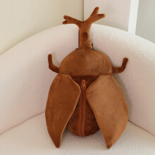 (Brown) 45 cm Insektenserie Einhorn Fee Helm Käfer gefüllter Spielzeugrucksack Lustiger Insektenrucksack Kinderferiengeschenke