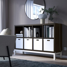 IKEA KALLAX 8 Cube Unit with Underframe 147x94