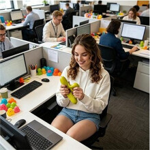 Zabawka w Kształcie Ogórka, Sensoryczna Zabawka do Łagodzenia Stresu, Zabawny Prezent, Fidget Squishy do Łagodzenia Lęku A