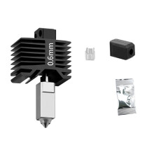 Hotendkit voor X1/P1 Gehard Stalen Nozzle voor Verbeterde Hotendkit voor Bamboo 3D-Printer Hotend B