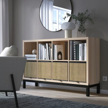 IKEA KALLAX 8 Cube Unit with Underframe 147x94