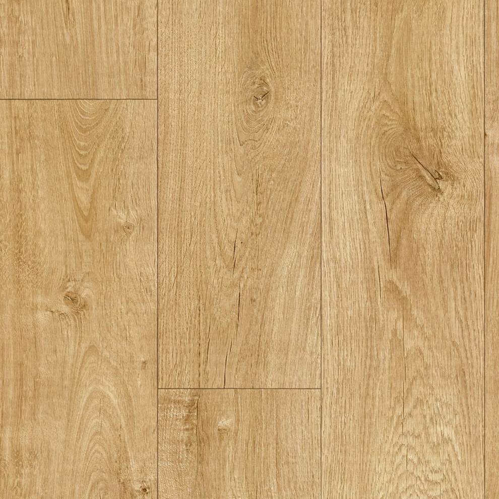 (4M(13'1") X 3M(9'9")-12Mâ², Light Brown Narrow Plank 666) Slip Resistant Wood Effect Lino Vinyl Flooring For Home Kitchen Bedroom Bathroom 9509736825877