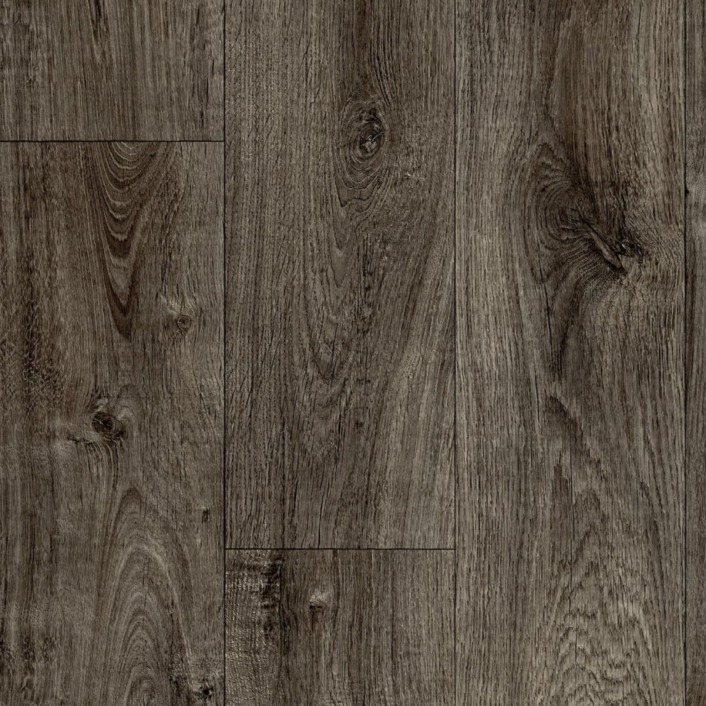 (7M(23') X 2M(6'6")-14Mâ², Dark Black Narrow Plank 07) Wood Effect Narrow Pattern Non Slip Lino Vinyl Flooring For Livingroom Kitchen 9502281148873