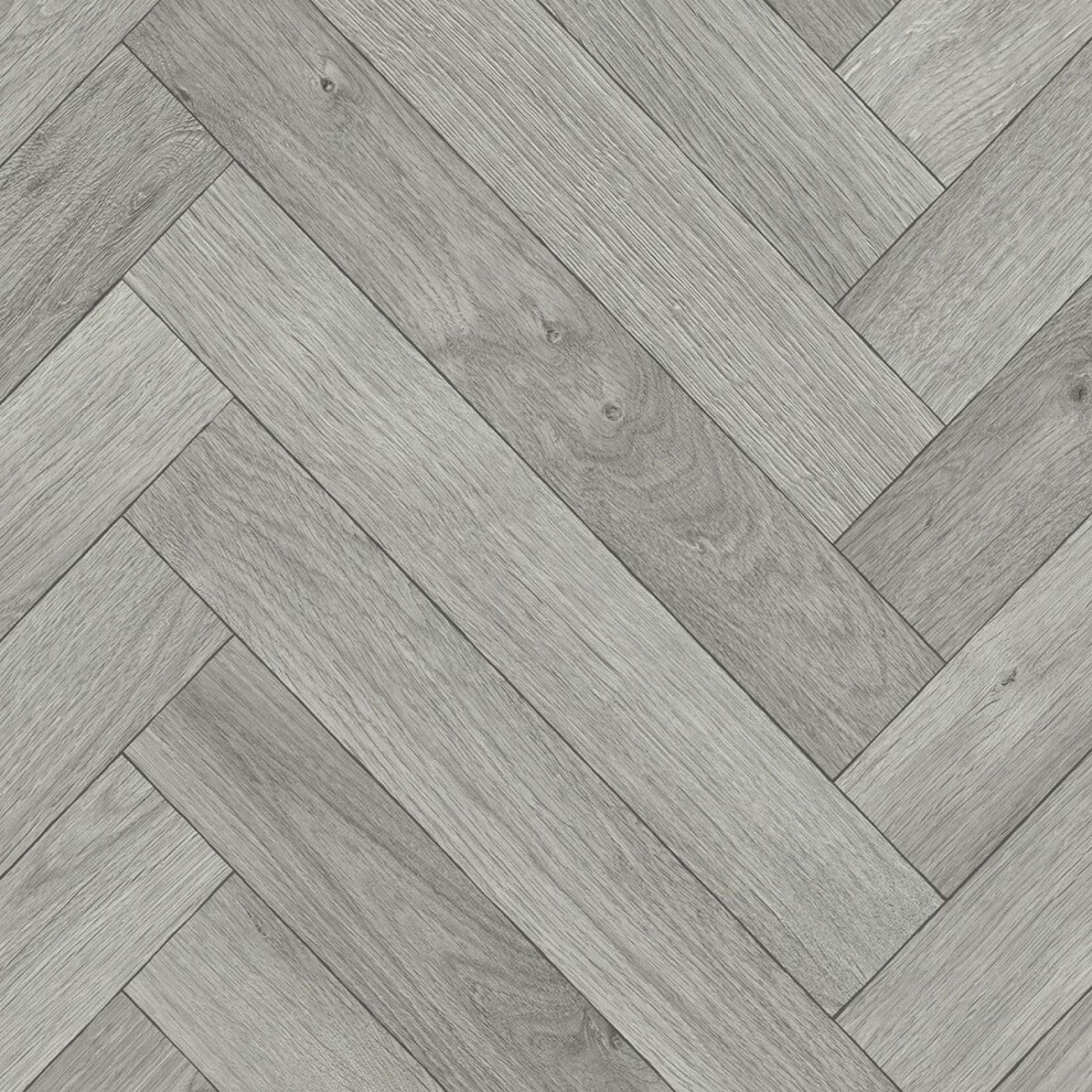 (4M(13'1") X 4M(13'1")-16Mâ², Dark Grey Herringbone 07) Herringbone Wood Effect Vinyl Flooring For Livingroom Kitchen Vinyl Sheet 9505161619425