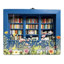 Shake Away Your Anxiety Bookshelf with 200PCS Books for Book Lovers, Stress Relief Gifts for Adults
