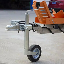 New Heavy Duty Caravan Jockey Wheel & Clamp 48MM Trailer Plastic Rim Wind Handle