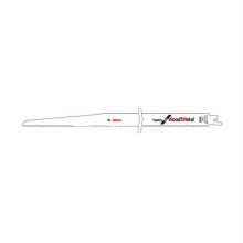 Lâmina de serra sabre BOSCH S 1411 DF, pesada para madeira e metal, conjunto de 2 lâminas de serra comprimento 300