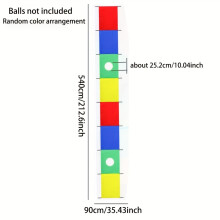 Regenbogen-Fallschirm (Ball Nicht Im Lieferumfang Enthalten), Länge 5,49 Meter (zufällige Farbverteilung), Teambuilding- Und Erweiterungs-Requisiten