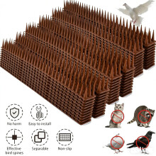 4m 29m Bird Spikes For Pigeon Deterrent Cat Anti Climb Wall Fence Spikes Brown