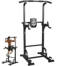 Römischer Stuhl 5-in-1 FED FITNESS – Klimmzug- & Dip-Stange – Kraftstation – Stabile H-Basis – Max 204 kg