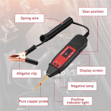 Universal Rivelatore Professionale Della Matita del Tester Prova Di Tensione 'Affissione un Cristalli Liquidi 5-36V con Lo Strumento Diagnostico