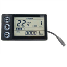 24V 36V 48V 60V Display LCD Impermeabile S866 Pannello di Controllo Cruscotto Display Bici Elettrica per Scooter Elettrico 6 Pin