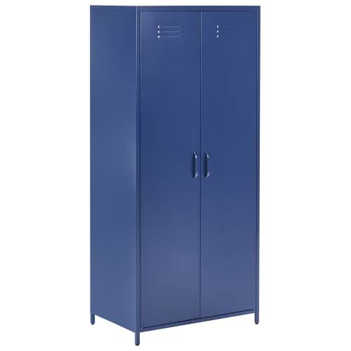 Beliani Storage Unit VARNA Metal Navy Blue