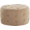 Beliani Pouffe TAMPA Velvet Sand Beige 1