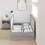VidaXL vidaXL Storage Bed Frame Grey Sonoma 80 x 200 cm Engineered Wood 4
