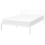 Beliani Bed Metal CUSSET 140 x 200 cm (EU Double) White 1