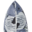 Beliani Throw Cushion FANATE Velvet 45 x 45 cm Grey Abstract Pattern 4