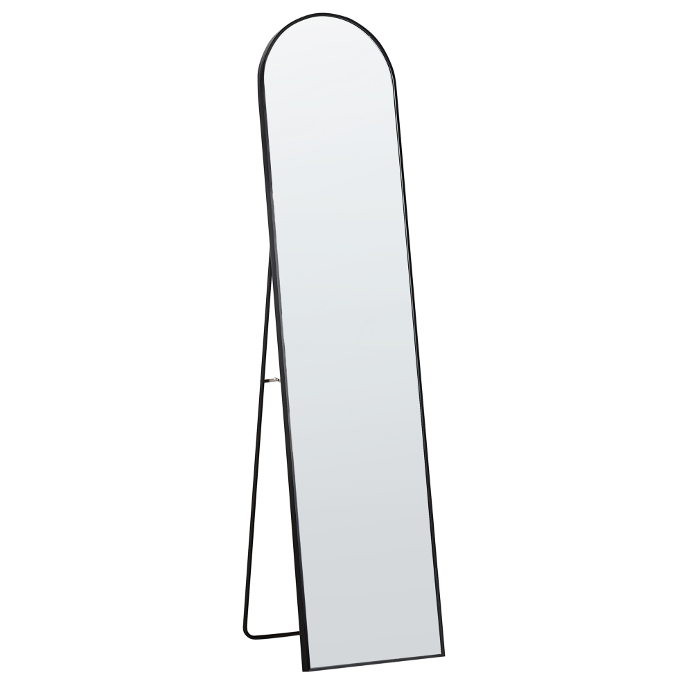 Photos - Wall Mirror Beliani Standing Mirror BAGNOLET 150 cm Metal Black 