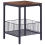 Beliani Side Table KENNER Dark Brown 1