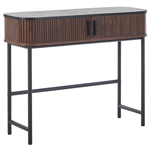 Beliani Console Table JOSE Dark Brown
