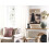 Beliani Fabric Wall Hanging SANGAR 84 cm Cotton Multicolour 2
