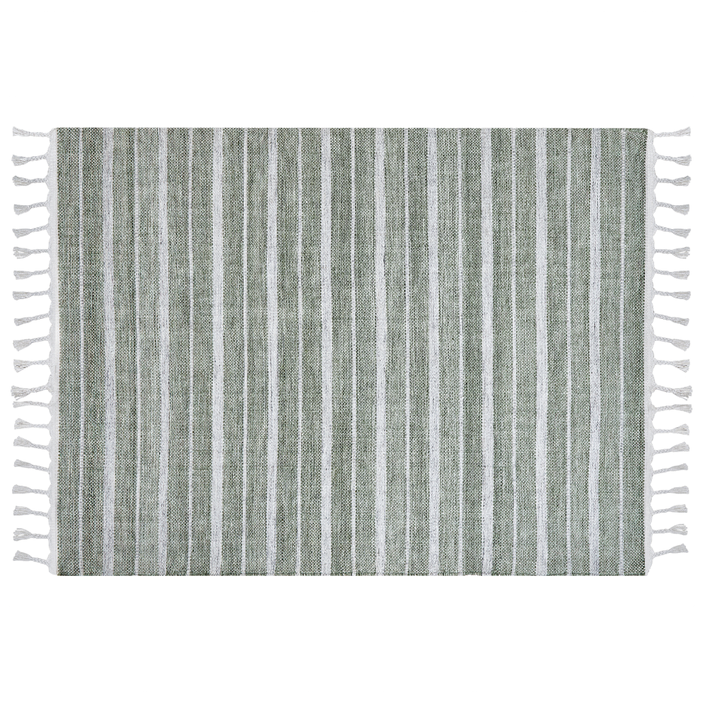 Beliani Rug Bademli Dark Green 160 X 230 Cm