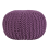 Beliani Pouffe CONRAD Cotton Purple 1