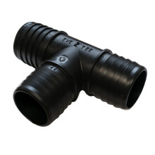 Pisces Barbed Hose 'T' Pond Tube Connector - 50mm x 50mm x 50mm (2")