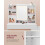 Dressing Table - Engineered Wood - Cloud White - LED Lights with Adjustable Brightness and Drawers 6